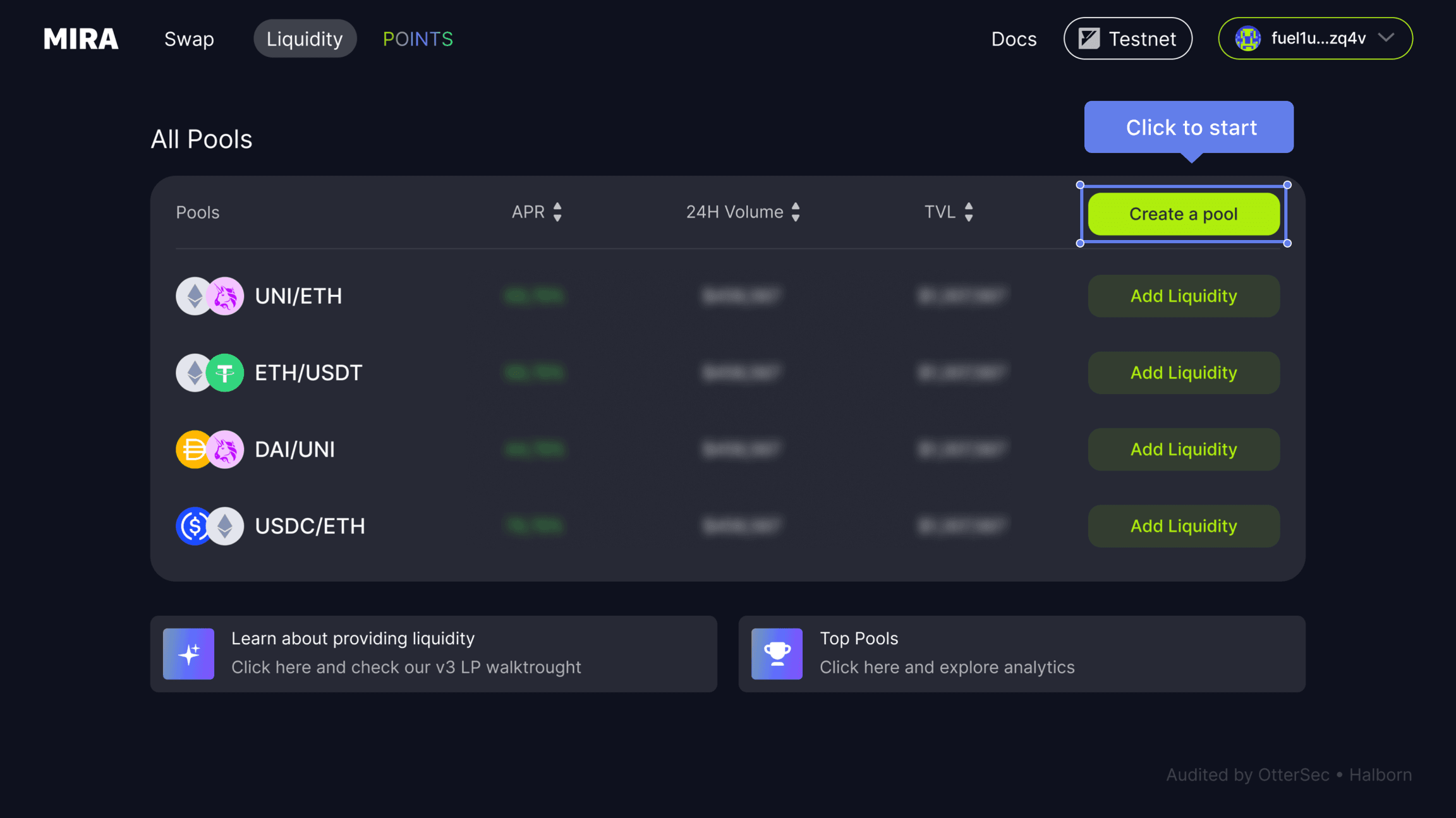 Microchain - How to Create Pool Step 2
