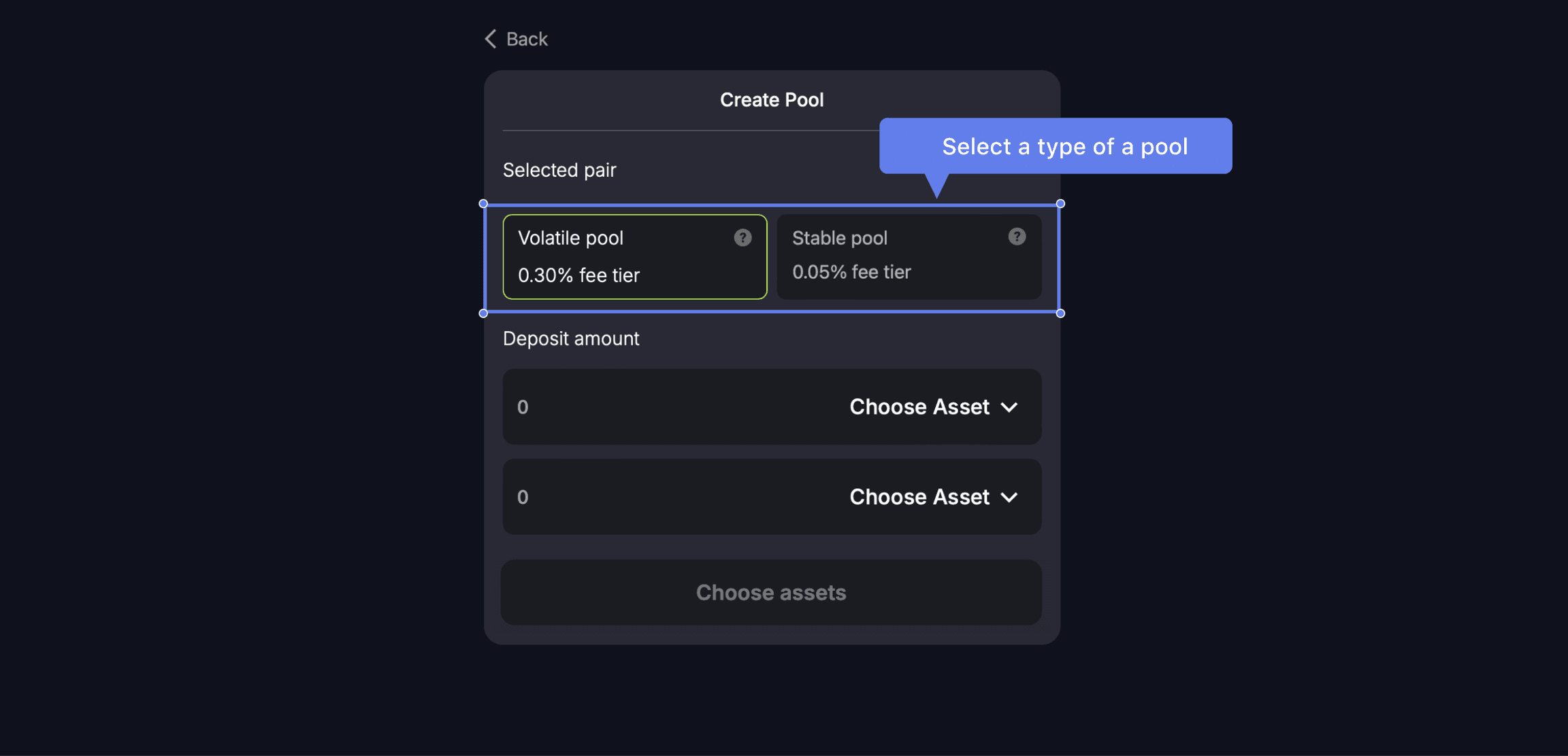Microchain - How to Create Pool Step 3