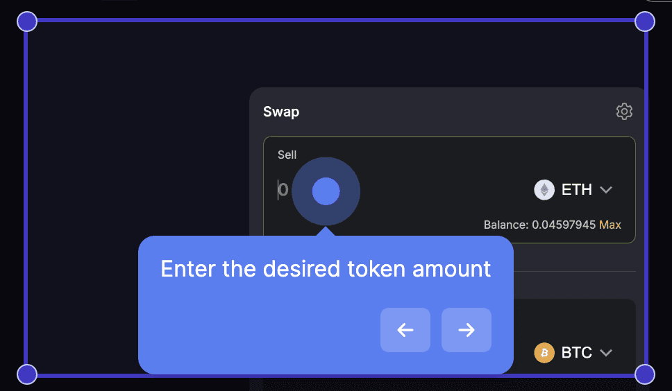 Mira How to Swap Step 3